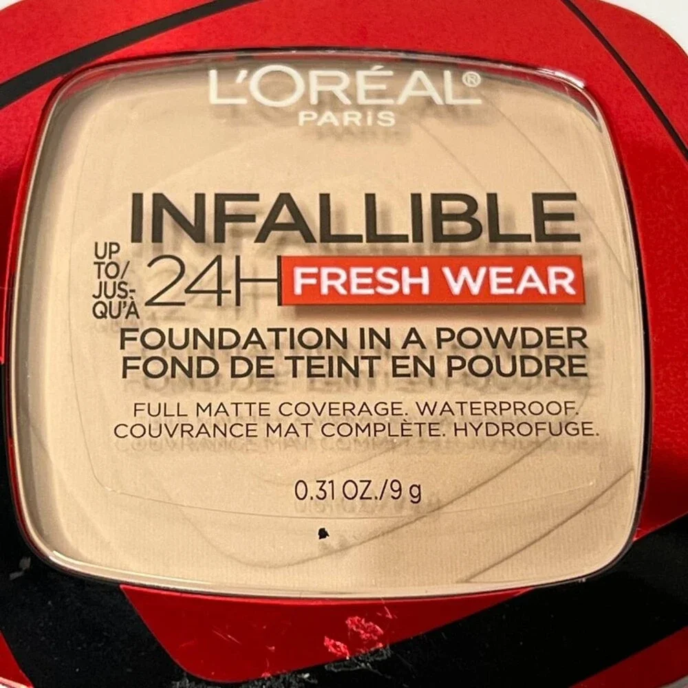 ❤️ Two (2) L'Oreal Paris Infallible 24H Fresh Wear Powder 130 True Beige ❤️